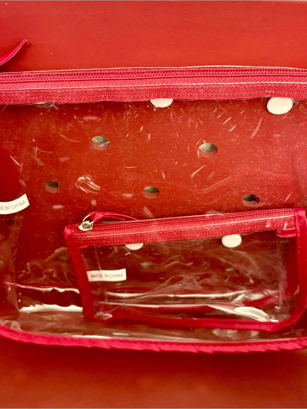 Tampa Bay Buccaneers- Original Bogg Bag with Clear Zip Pouches. New with tags